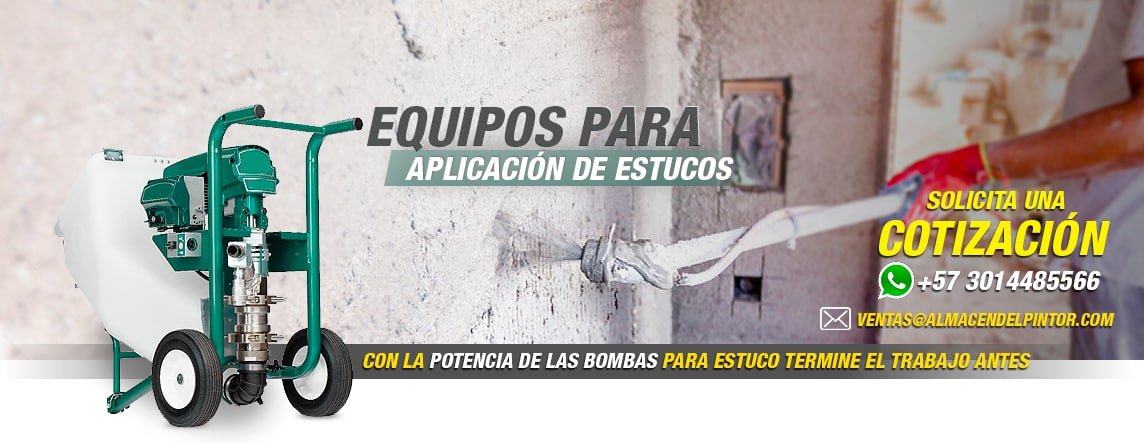 Maquinas para Aplicar texturas estuco