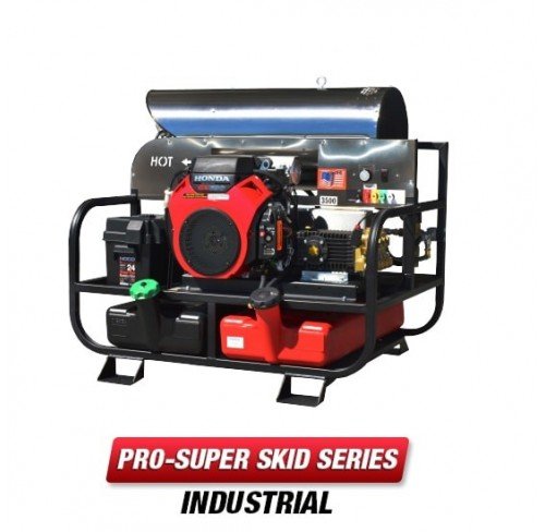 Hidrolavadora Industrial para Agua Caliente de 3500 PSI Bomba HIGH PERFORMANCE 6012PRO-20G-V