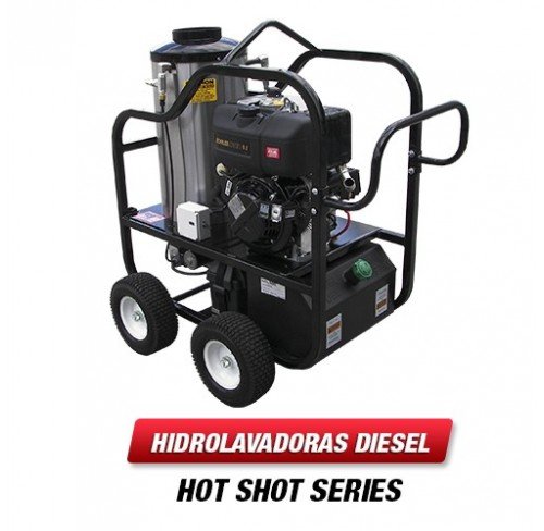 Hidrolavadora Agua Caliente Diesel 3200 PSI Bomba GENERAL PUMP 4012-15G