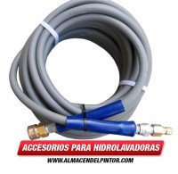 Asa de manguera con QC 3 / 8x50 PC4000 Armor gris Flex Pro