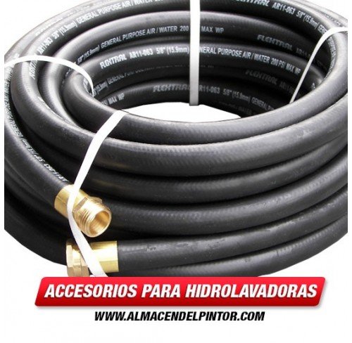 Flextrol manguera de jardín comercial negro 5/8 pulgadasX 50