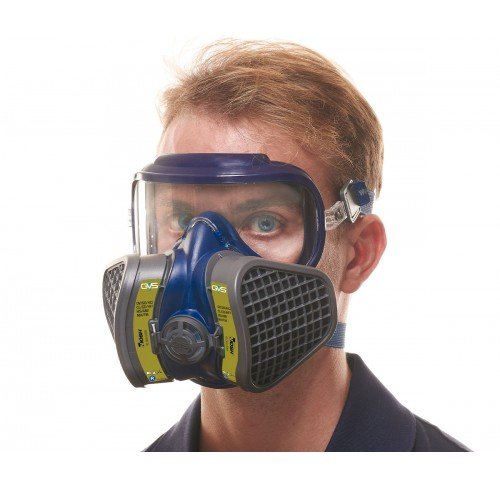 Mascarilla de protección respiratoria con filtros intercambiables P100 gvs